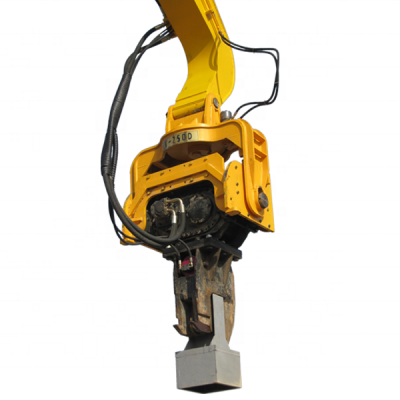 China Excavator mounted hydraulic vibratory pile hammer 25-32tons for sale