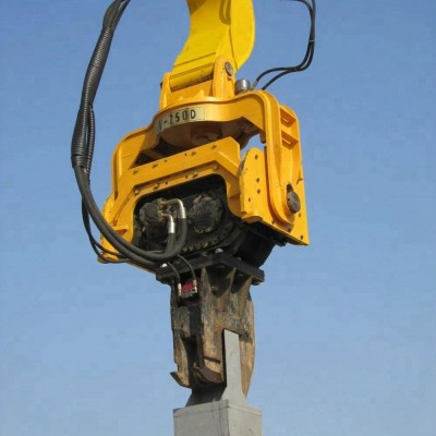 Sell excavator type hydraulic vibro pile hammer to press piles